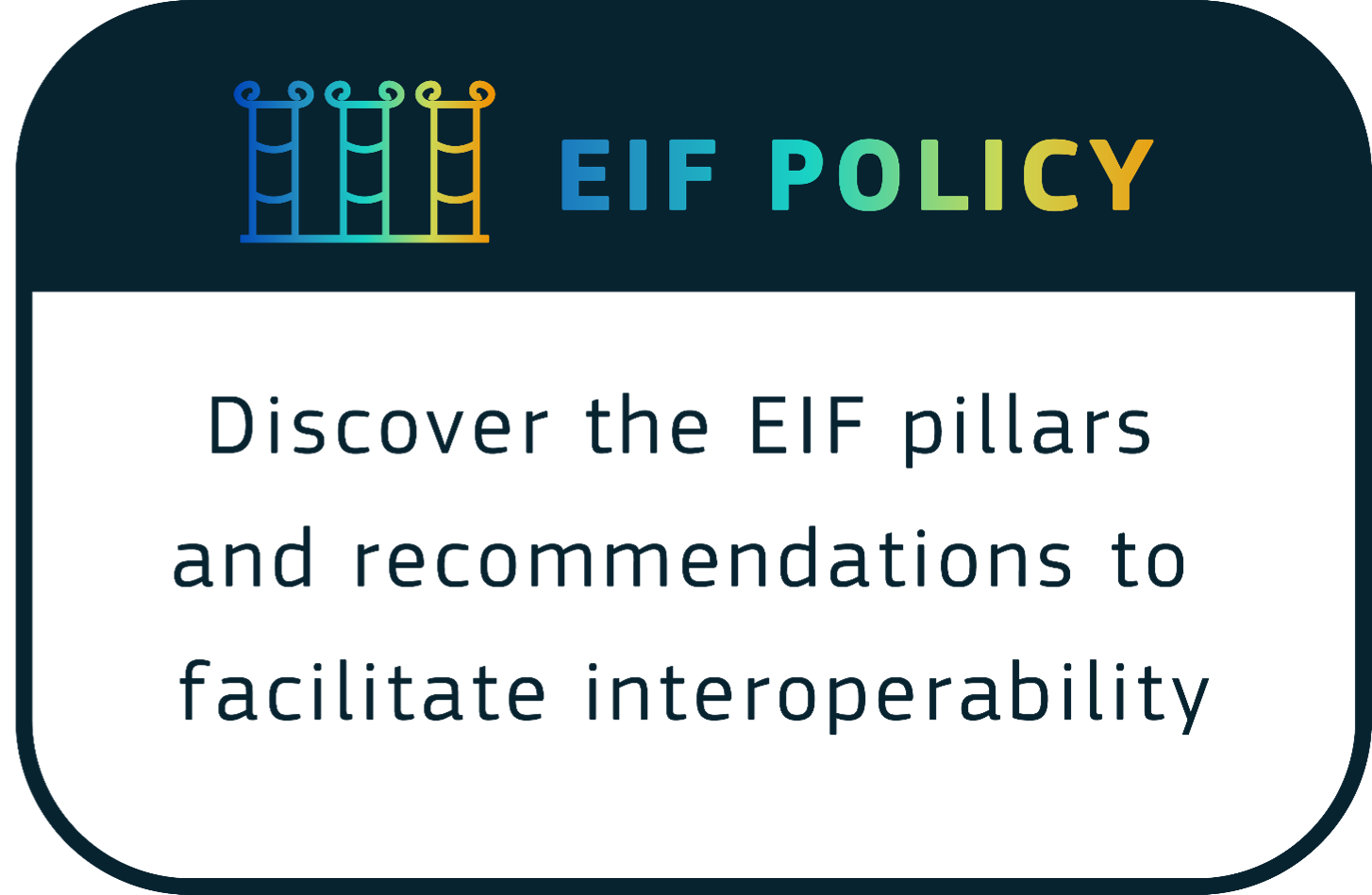 EIF policy: Discover the EIF pillars and recommendations to facilitate interoperability