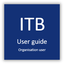 ITB user guide - organisation user