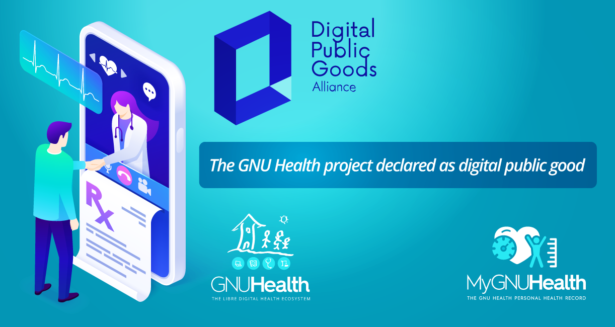 GNU Health project is now in the Digital Public Goods registry
