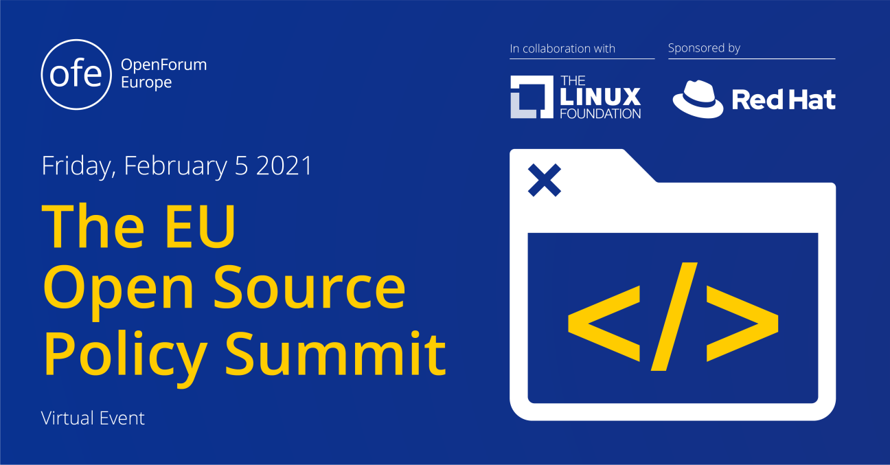 The EU Open Source Policy Summit Banner