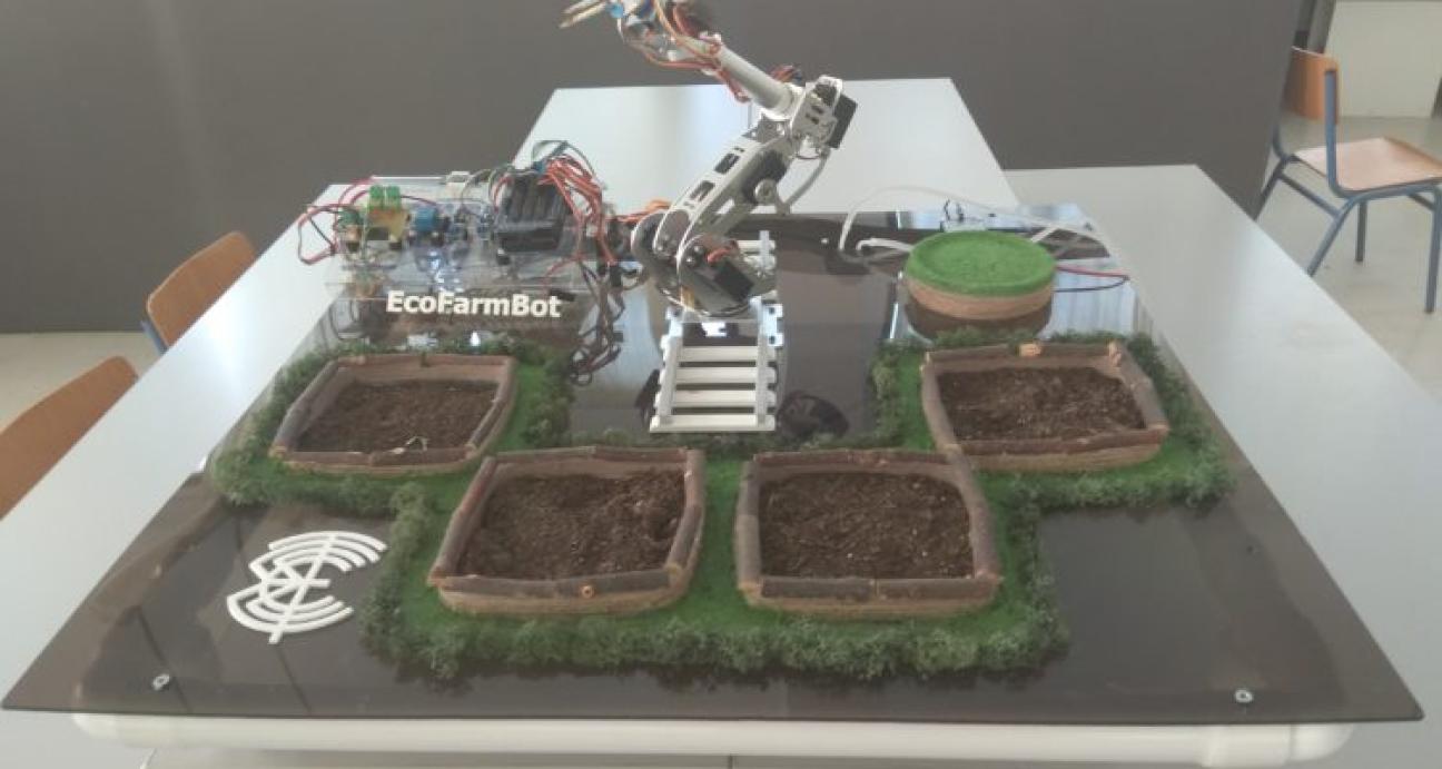 EcoFarmBot - an automated crop irrigation device.
