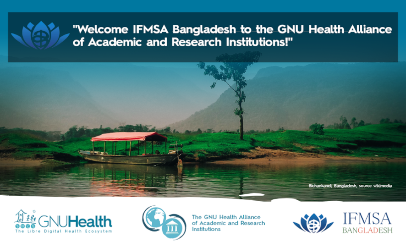 Banner GNU Health Alliance IFMSA Bangladesh