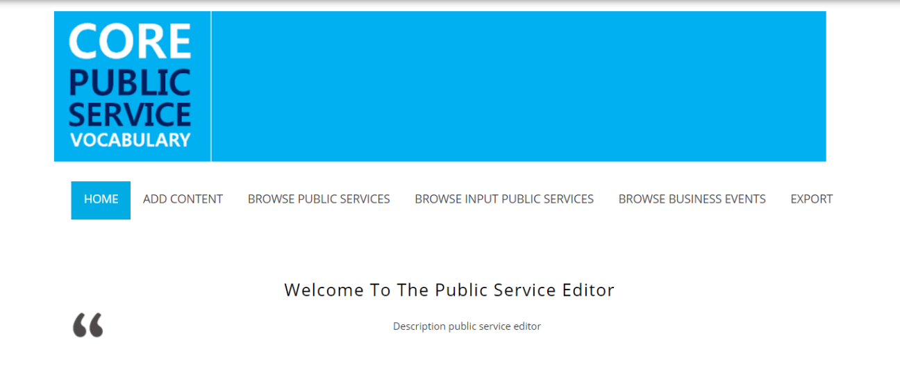 public service editor