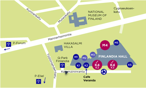 Access to Finlandia Hall