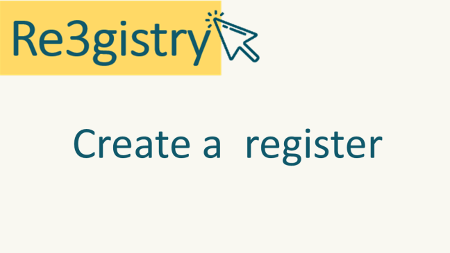 Create a register