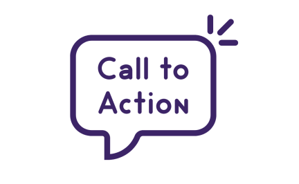Call to action logo